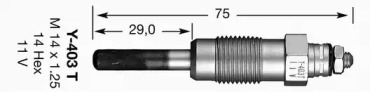 Свеча накаливания (NGK: 7494)